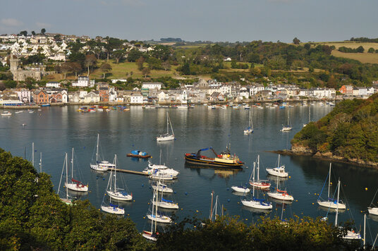 View from the path to Polruan