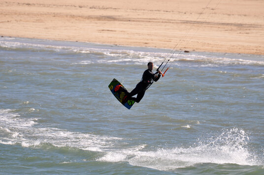 Kite Surfer at Harbour Cove
