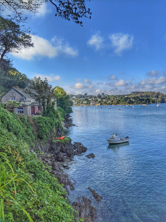 View across the Helford river