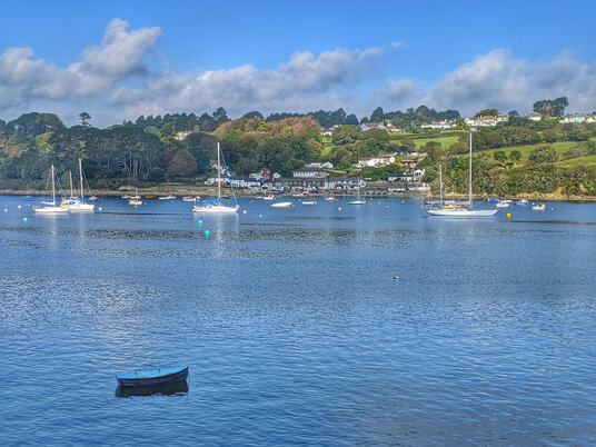 View across the Helford river