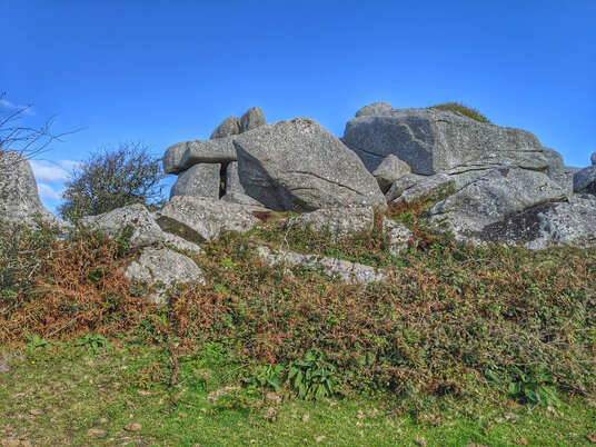 Rock stacks at Helman Tor