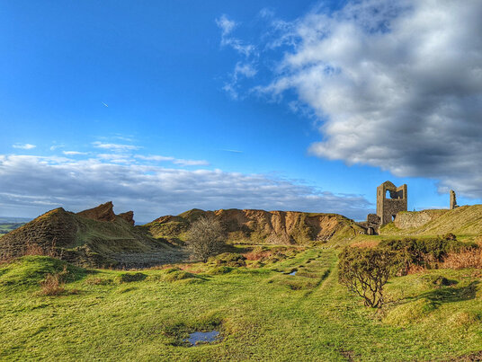 View over Holman Engine House