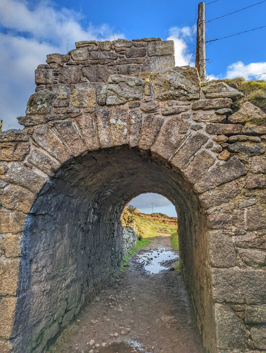 Path through the Holman Engine House tunnel