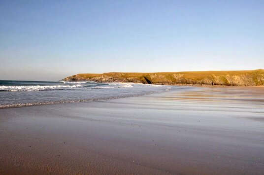 The beach at Holywell