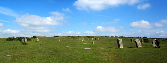 The two remaining circles of The Hurlers