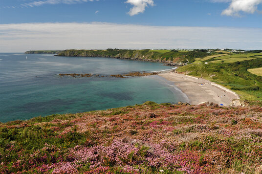 View over Kennack Sands