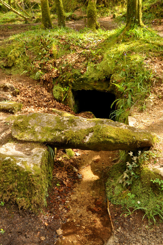 Leat in Kennall Vale