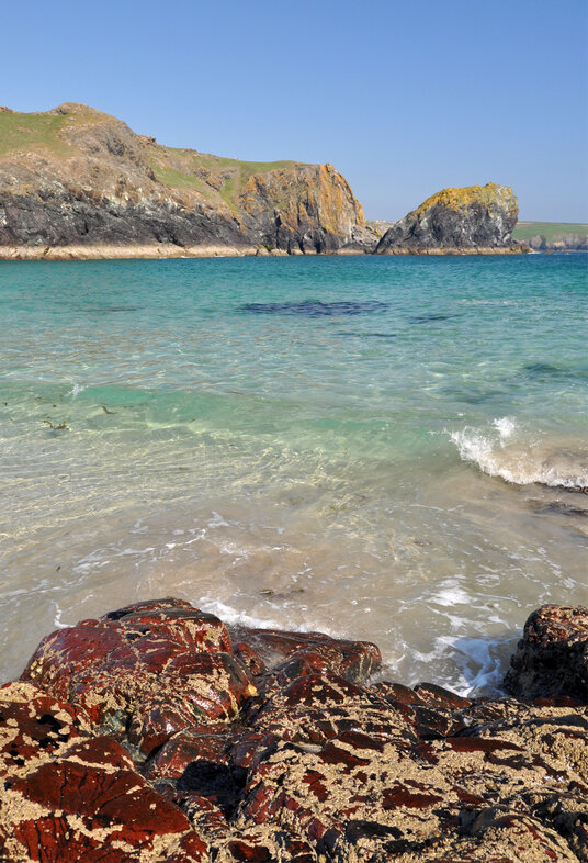 Red Serpentine at Kynance Cove