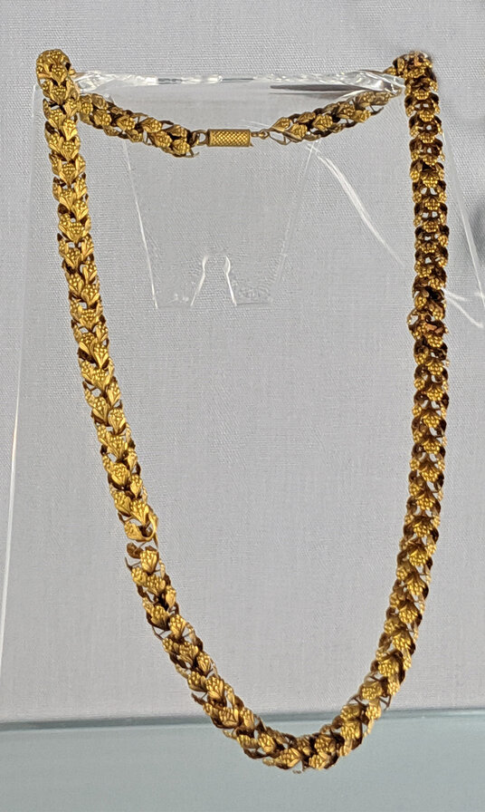 Necklace made from the Ladock nugget