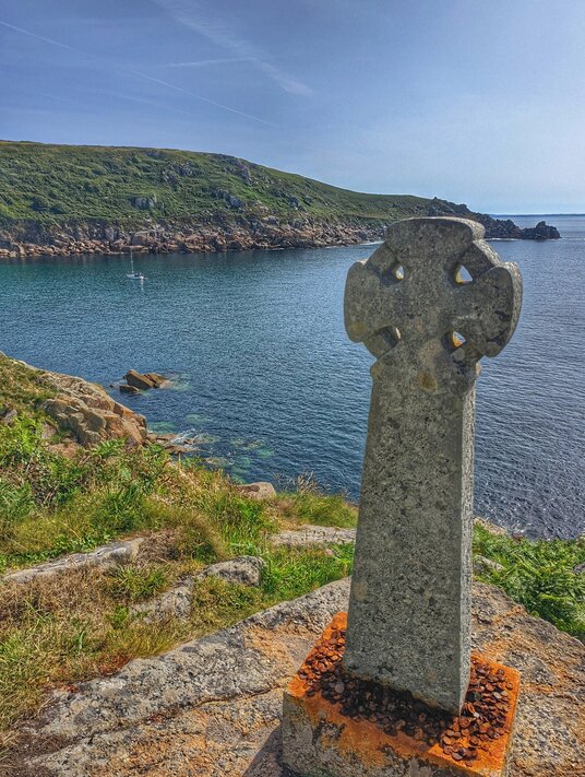 Cross at Lamorna Cove