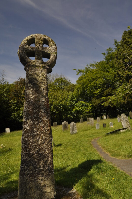 Cross at Laneast Church