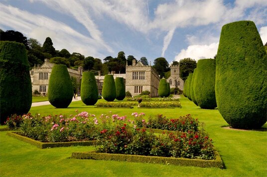 Lanhydrock formal gardens