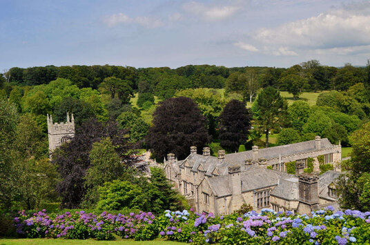 View from the higher gardens