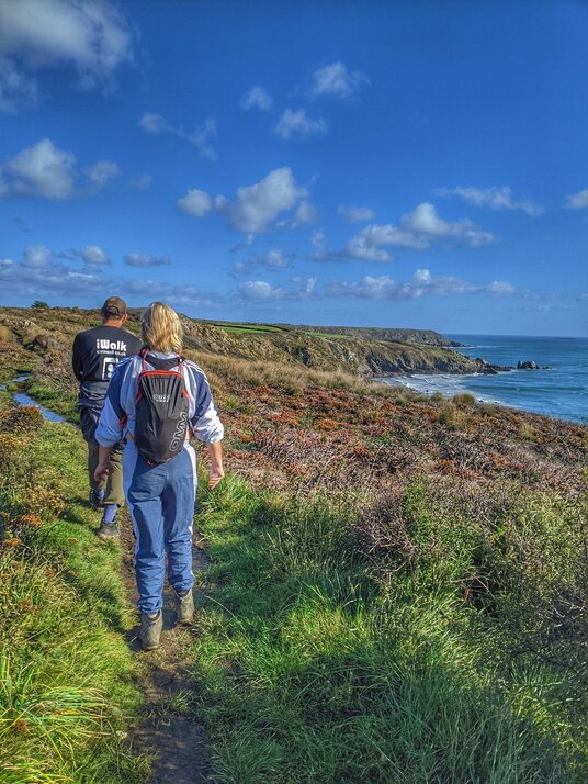 Coast path to Lankidden Cove