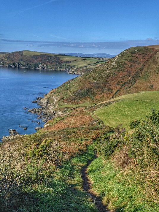 Coast path to Lansallos