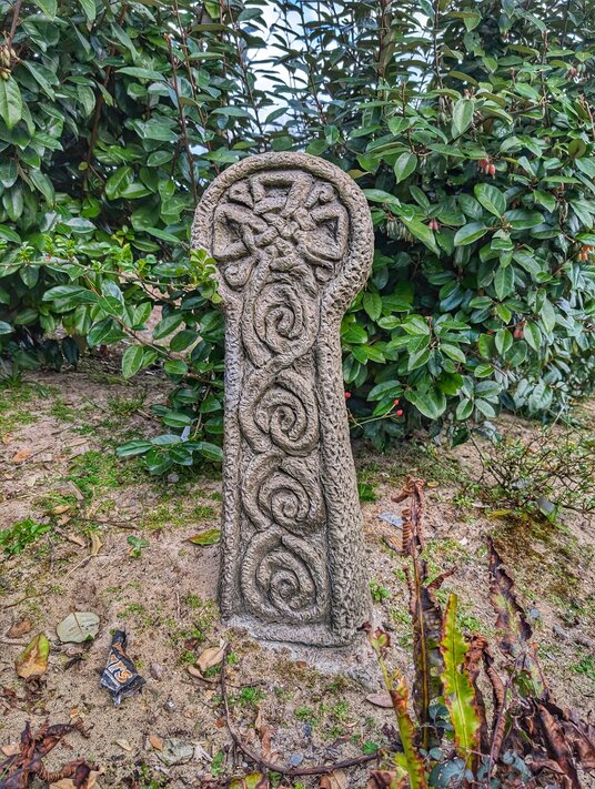 Celtic cross at Lelant