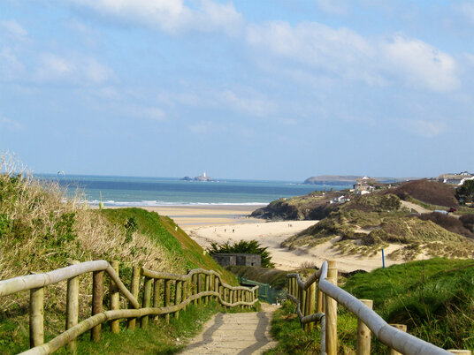 Path from the golf course at Lelant