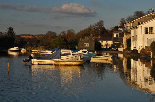 High tide at Lerryn