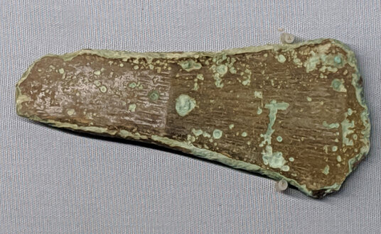 Bronze Age axe head found at Lesnewth
