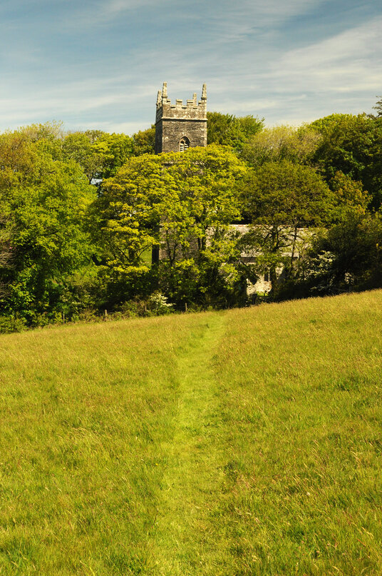 Path to Lesnewth church