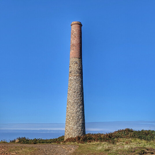 Chimney from a stamping mill