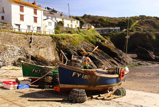 Boats at Portloe