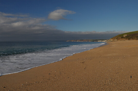 The Loe Bar towards Porthleven
