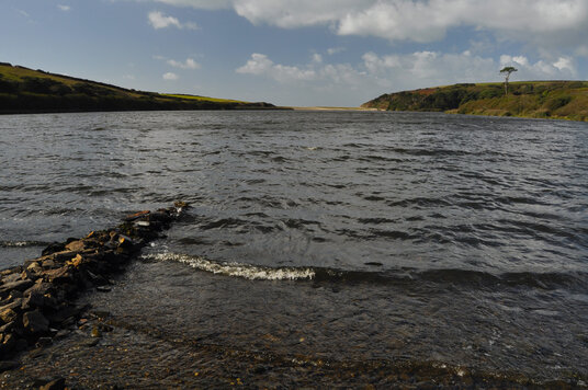 View from Carminowe Creek