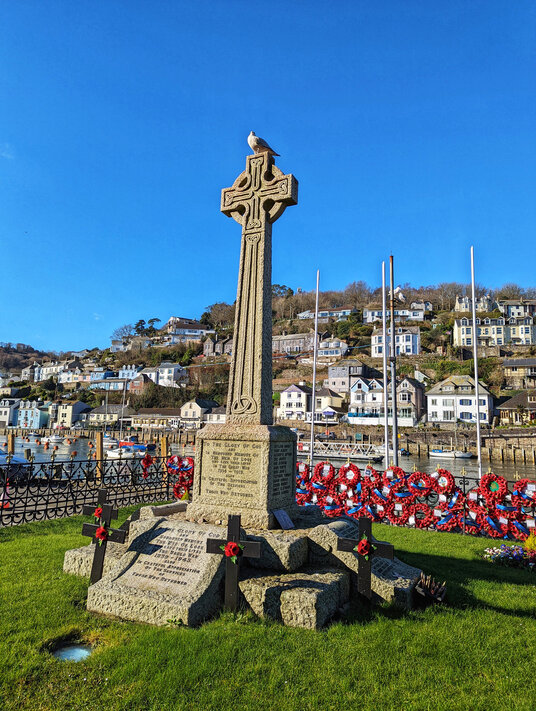 War memorial in Looe