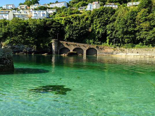 View across the Looe River
