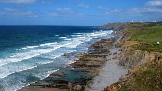 View north to Sandymouth from Menachurch Point