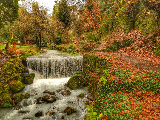 Waterfall at Menacuddle Well