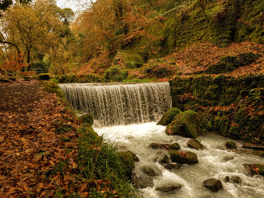 Waterfall at Menacuddle Well