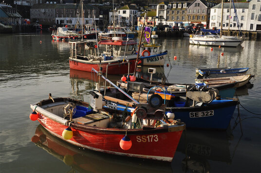 Boats at Mevagissey
