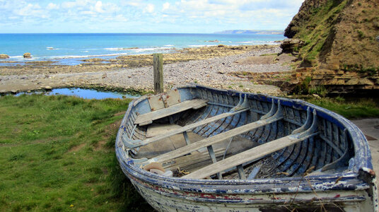Boat by Millook Water