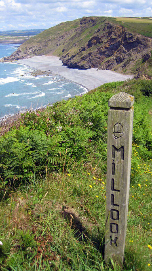 View from coast path