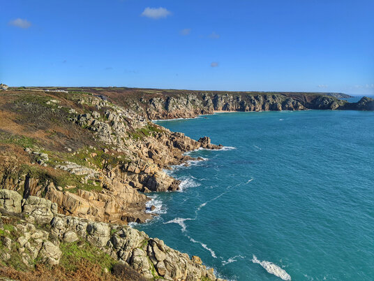 Coastline at the Minack Theatre