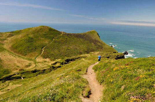 Coast path to Sharpnose Point