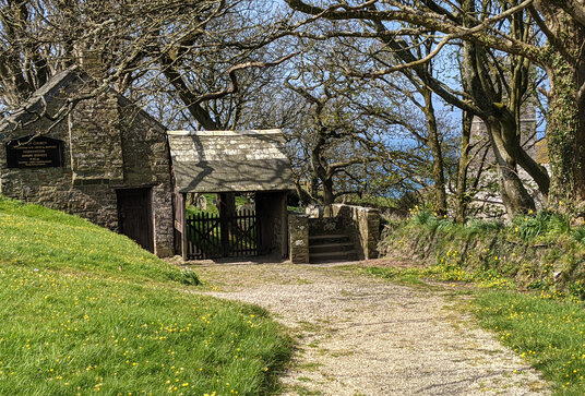 Lychgate at Morwenstow church