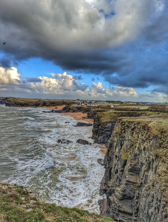 View across Mother Ivey's Bay