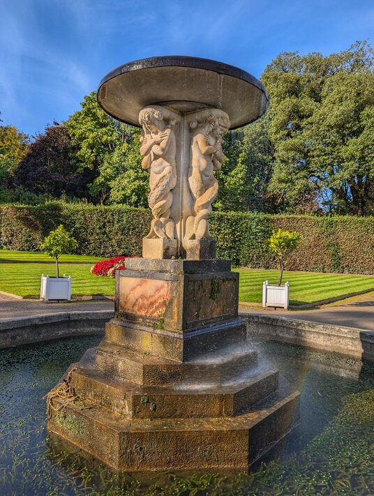 Fountain at Mount Edgcumbe
