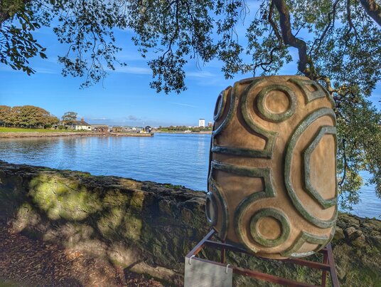 Art display at Mount Edgcumbe