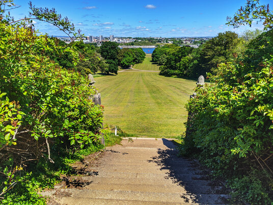 View from Mount Edgcumbe House