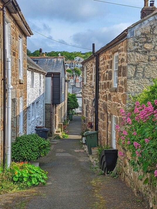 Narrow street in Mousehole