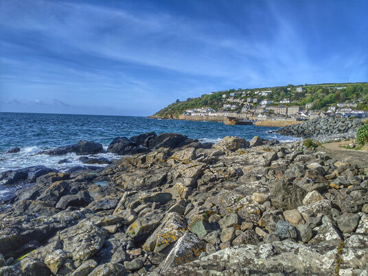 Shoreline at Mousehole