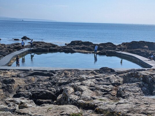 Sea pool at Mousehole