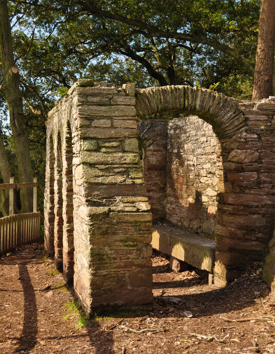 Path through the Mount Edgcumbe Estate