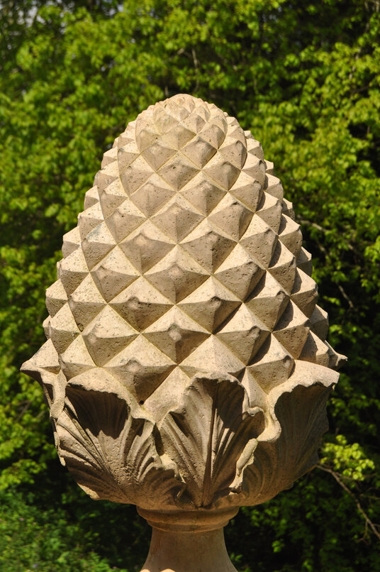 Carving near Mount Edgcumbe House