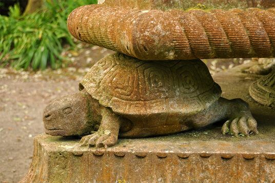 Carvings at Mount Edgcumbe
