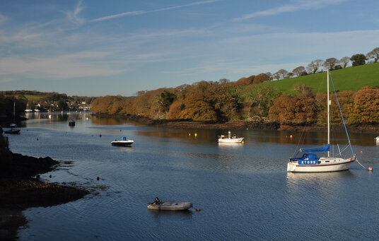 Mylor Creek towards Mylor Bridge